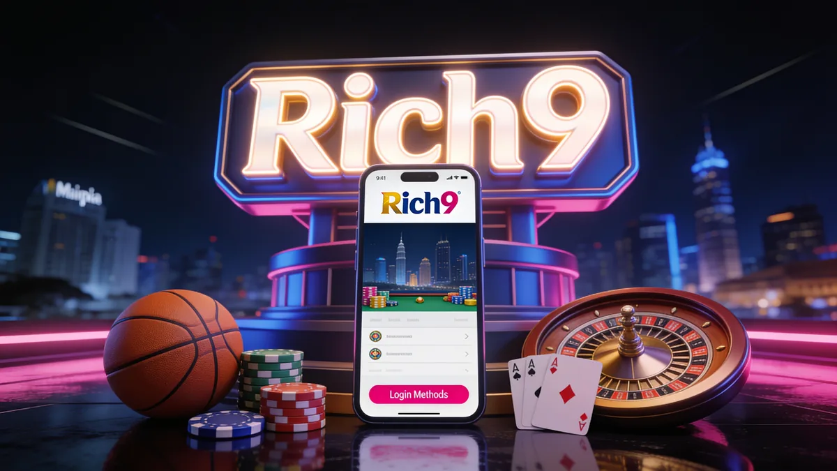 Available Login Methods at Rich9 — rich9 casino in the Philippines